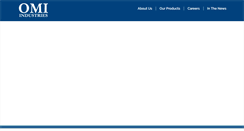 Desktop Screenshot of omi-industries.com